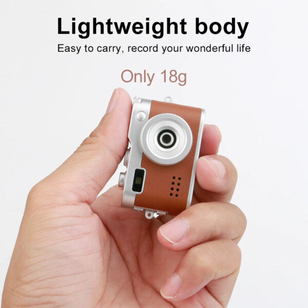 Mini Retro Campus Digital Camera HD Outdoor Travel Photo Camera Portable Kids Camera with 0.96 Inch Screen Portable Video Camera - Image 3
