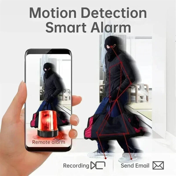 Mini Camera WiFi Wireless Smart Home Security System with Remote Monitoring Motion Detection HD Video Night Vision - Image 5