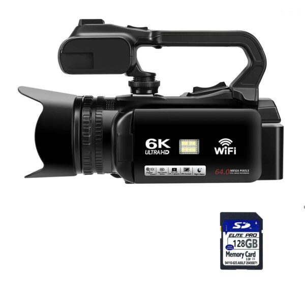 HD WIFI 6K Digital Camera 4.0 Touch Screen Video 270 Degree Rotation Night Vision 18X Digital Zoom - Image 6