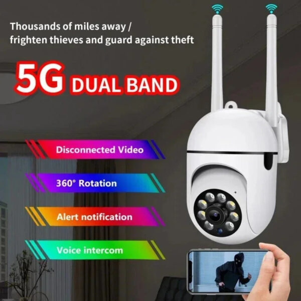Outdoor 3MP IP Wifi Camera CCTV 5G Surveillance Camera Smart Home AI Human Detec Waterproof External Security Wireless Camera - Image 5