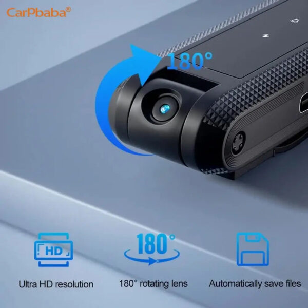 Voice recorder 180° Rotating HD Night Vision Video Recorder Wearable Body Camera Wearable Body Recorder Meeting Recorder - Image 3
