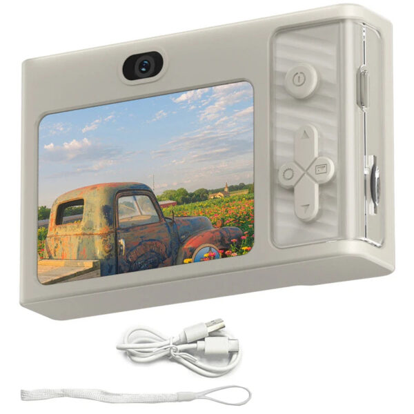 New 4K Digital Camera 1080P HD Travel Cameras 48Megapixels Cam for students Campus Selfie Entry-Level Photography Mini Retro CCD - Image 16