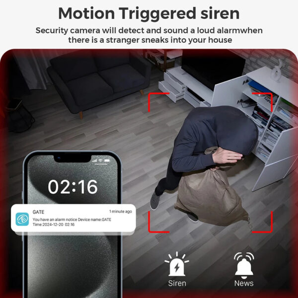 120° Wide Angle Wifi DIY IP Camera HD 1080P Smallest Video Recorders Motion Detection Home Baby Monitor Video Surveillance Cam - Image 6