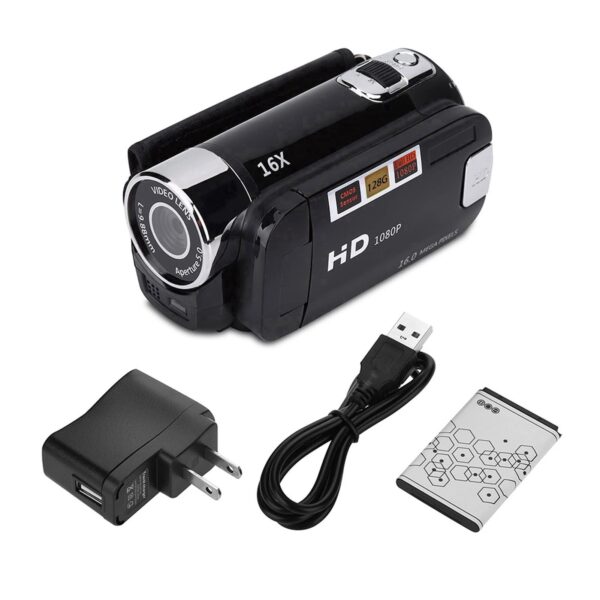 DV Camera Digital Camcorder HD Video Camera Full HD Rotation 16X High Definition Digital Camcorder Video DV Camera Digital DV - Image 9