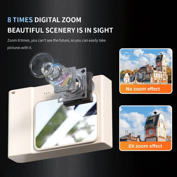 New 4K Digital Camera 1080P HD Travel Cameras 48Megapixels Cam for students Campus Selfie Entry-Level Photography Mini Retro CCD - Image 4