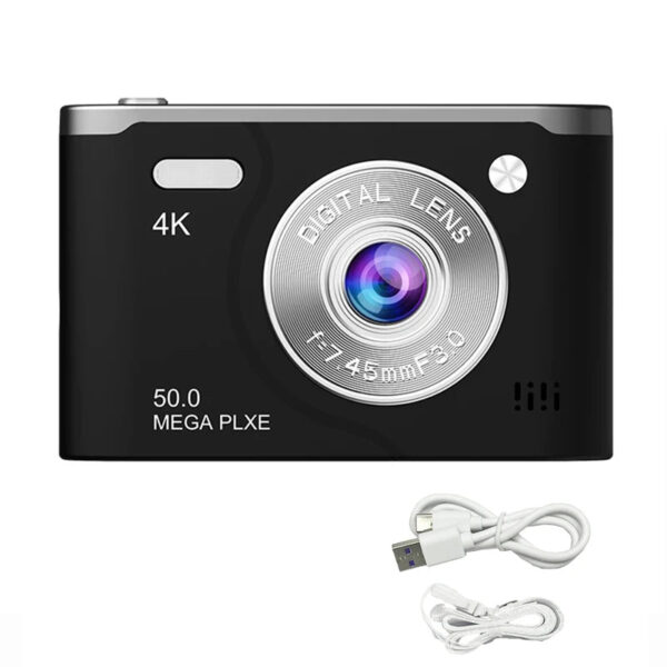 4K HD Digital Camera Dual Lens Photography Camera 2.4inch LCD CCD with Fill Light Camera Photo Video Camera for Travel Students - Image 12