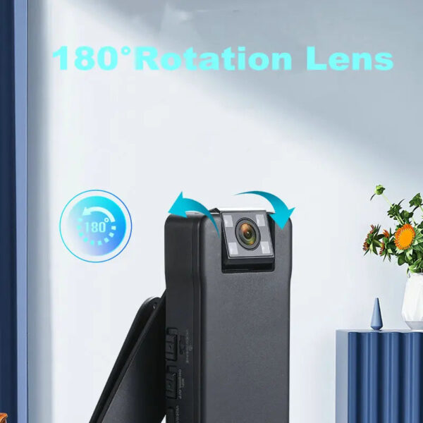 A50 1080P Mini Digital Camera WIFI Remote Control 150 Degrees Wide Angle Rotation Lens Bodycam Sports DV with Rotating Back Clip - Image 3