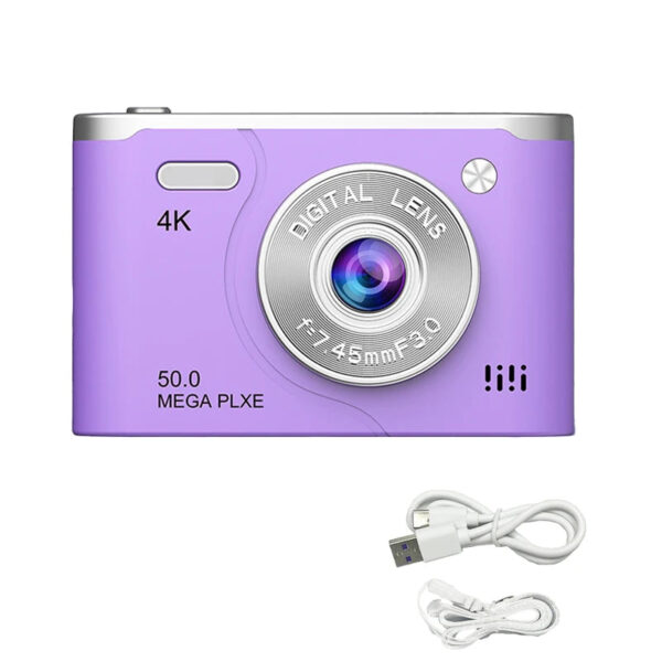 4K HD Digital Camera Dual Lens Photography Camera 2.4inch LCD CCD with Fill Light Camera Photo Video Camera for Travel Students - Image 11