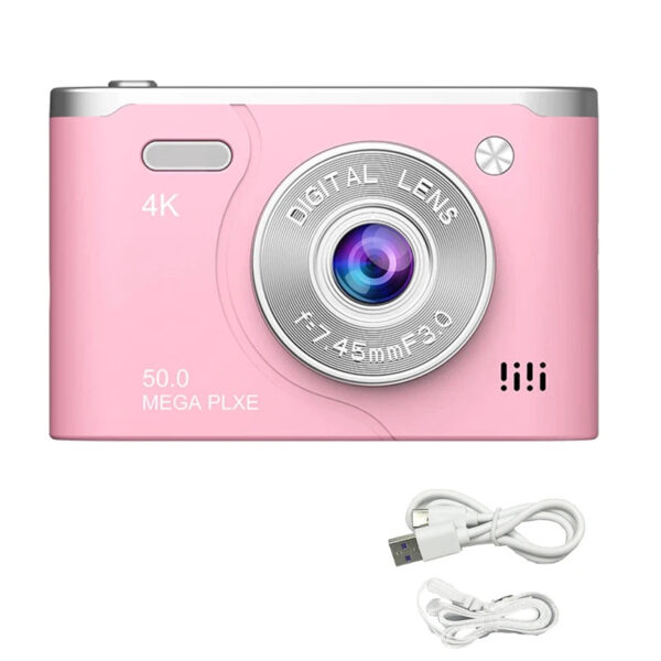 4K HD Digital Camera Dual Lens Photography Camera 2.4inch LCD CCD with Fill Light Camera Photo Video Camera for Travel Students - Image 17