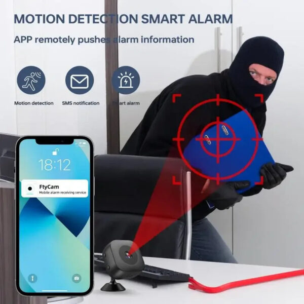 4K Mini Security Camera Full Color Night Vision High Definition WiFi Monitor Waterproof Motion Detect Surveillance Smart Home - Image 4