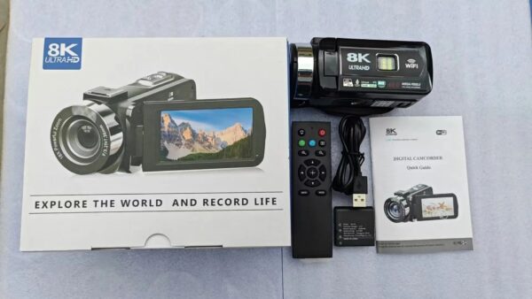 Handheld Touch Screen Digital Camera 8K WIFI High Definition for Travel Wedding Vlog with Auto Recording Feature from Mainland C - Image 8