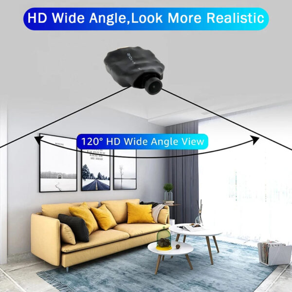 120° Wide Angle Wifi DIY IP Camera HD 1080P Smallest Video Recorders Motion Detection Home Baby Monitor Video Surveillance Cam - Image 3