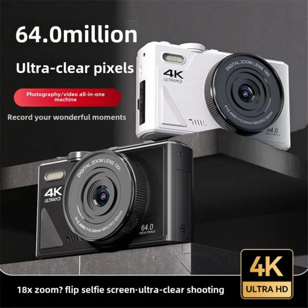 High Definition Retro WIFI DSLR Digital Camera Micro Single Student Entry Level 4K Selfie Travel Home Use Consumer Electronics - Image 3
