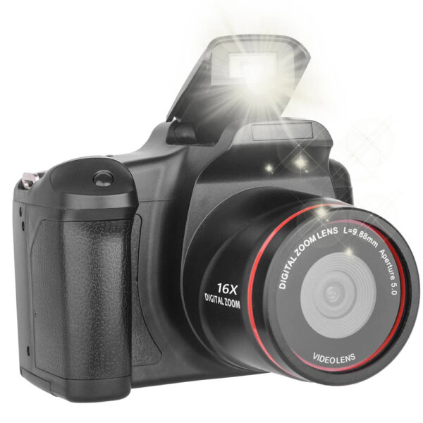 1080P 16MP Digital Camera with 2.4 Inch LCD Screen Camcorder Vlogging Camera for Photography and Video - Image 3