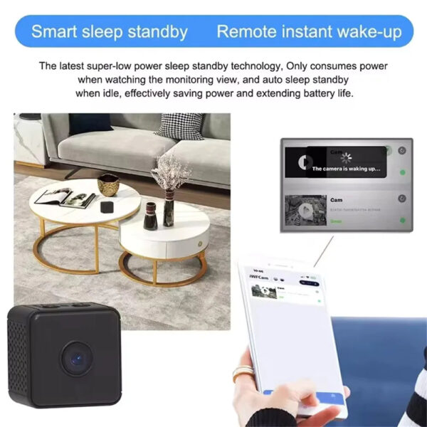 X6 Mini IP Camera WiFi Sports Camera HD 1080P Wireless Security Surveillance Built-in Battery Night Vision Smart Home Micro Cam - Image 2