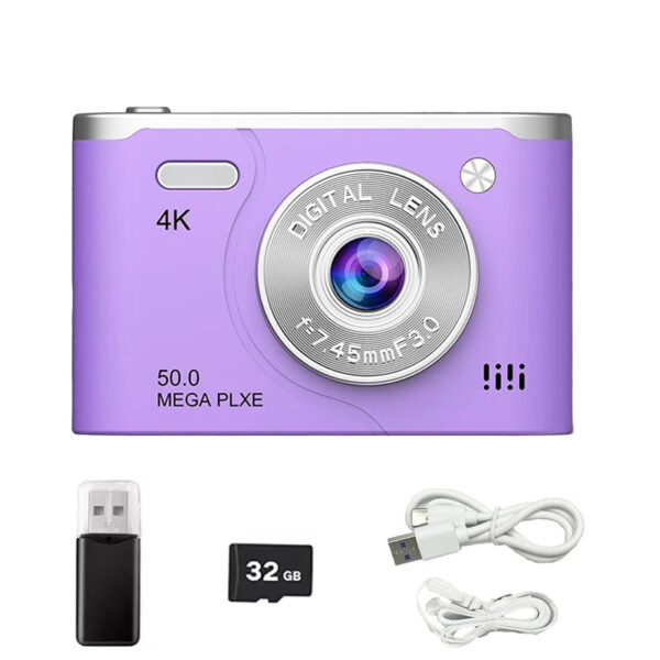 4K HD Digital Camera Dual Lens Photography Camera 2.4inch LCD CCD with Fill Light Camera Photo Video Camera for Travel Students - Image 18