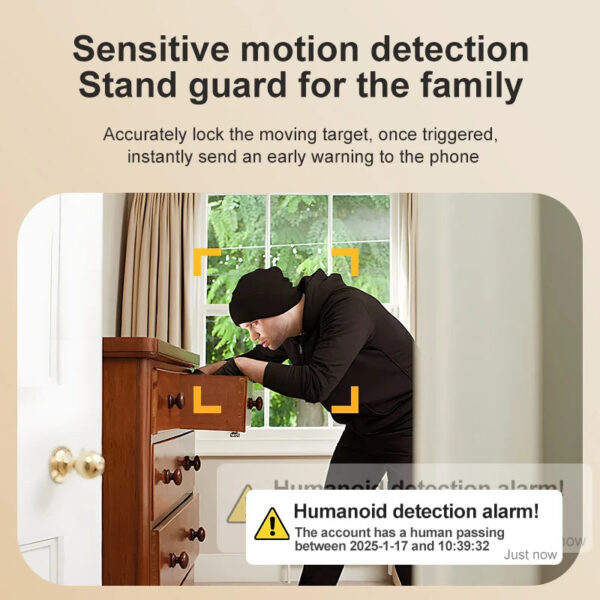 Xiaomi 4K WiFi Camera Smart Home Security Monitor Night Vision 2-way Audio Cloud Storage Mini Portable Camcorders For Baby Pet - Image 3