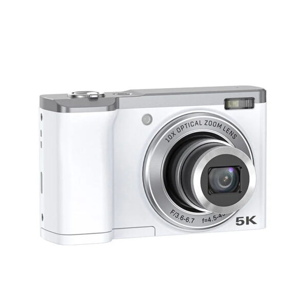5K Digital Camera 56MP Autofocus 10x Optical Zoom Video Blog, With Front and Rear Cameras, 6-axis Stabilization, Touch Screen - Image 8