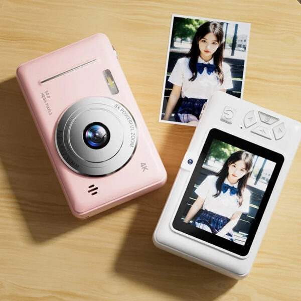 4K Digital Camera 5000W Pixel Retro CCD Portable Card Camera Entry-level Camera Dual Camera Flash 50 Million Pixels Auto Focus - Image 4