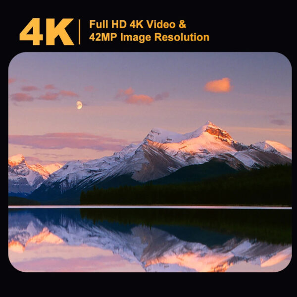 4K Portable Digital photography Camera 2 in1 Photo Video Record DV Travel Video Camera 18X Zoom 3'' Rotatable Screen With Flash - Image 2