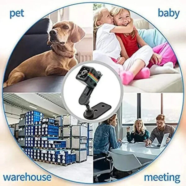 HD Mini Camera 1080P Portable Small Nanny Cam Indoor Covert Security Camera with Video Voice Recording for Home Office - Image 5