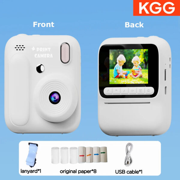 Color Printing Camera  Kids Instant Camera 32GB 1080P Thermal Print Digital Camera Print Photo Video Games Music Children Gift - Image 20