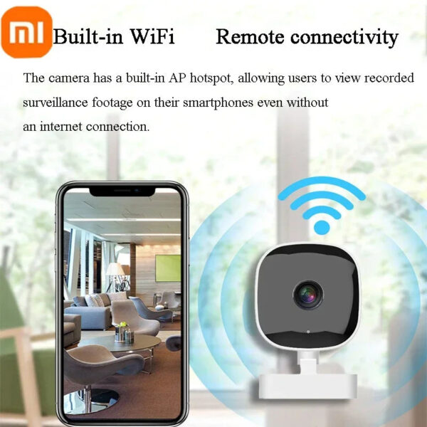 Xiaomi Mini Security Camera 4K Full Color Night Vision WiFi Monitor IP65 Waterproof Motion Detect Surveillance With 2 Way Audio - Image 4