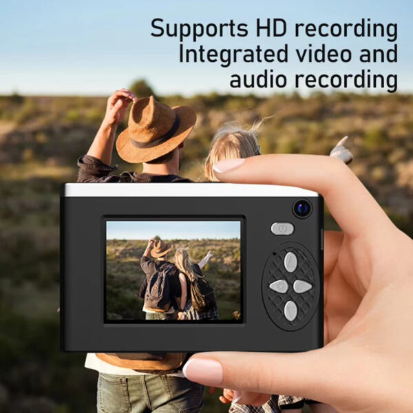 4K HD Digital Camera Dual Lens Photography Camera 2.4inch LCD CCD with Fill Light Camera Photo Video Camera for Travel Students - Image 3