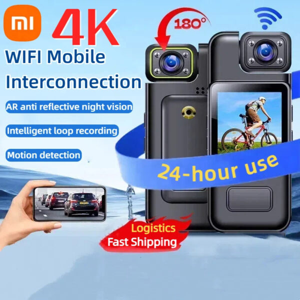 Xiaomi Ultra HD 4K WiFi Mini Camera Portable Digital Video Recorder Body Cam Infrared Night Vision Sports DV Small Camcorder