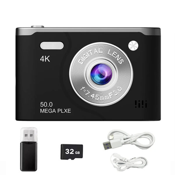4K HD Digital Camera Dual Lens Photography Camera 2.4inch LCD CCD with Fill Light Camera Photo Video Camera for Travel Students - Image 7