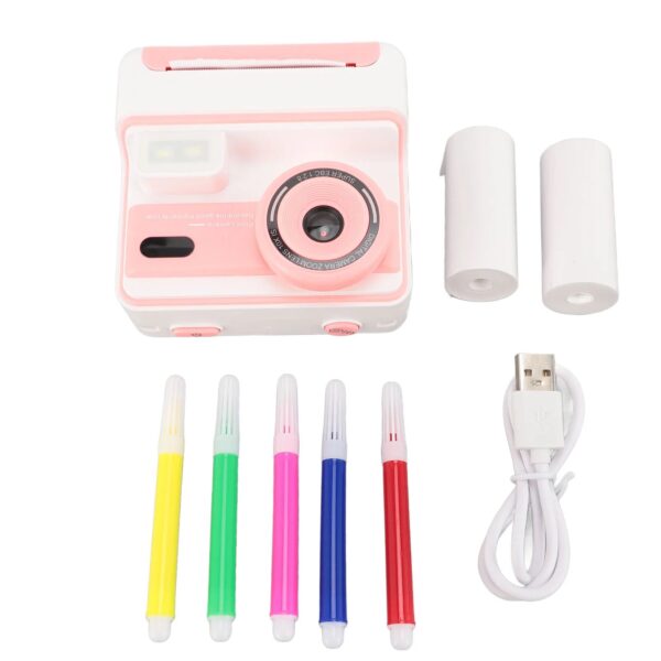 Print Camera 1080P HD 48MP Dual Lens 2.4 Inch  Screen Photo Video Camera 16X Digital Zoom Flash Timing Function Print Camera - Image 8